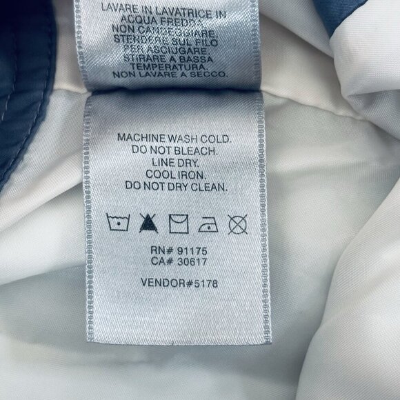 Vintage Fila Track Pants M Light Blue Polyester Sweatpants Embroidered Baggy Y2K - Picture 16 of 16